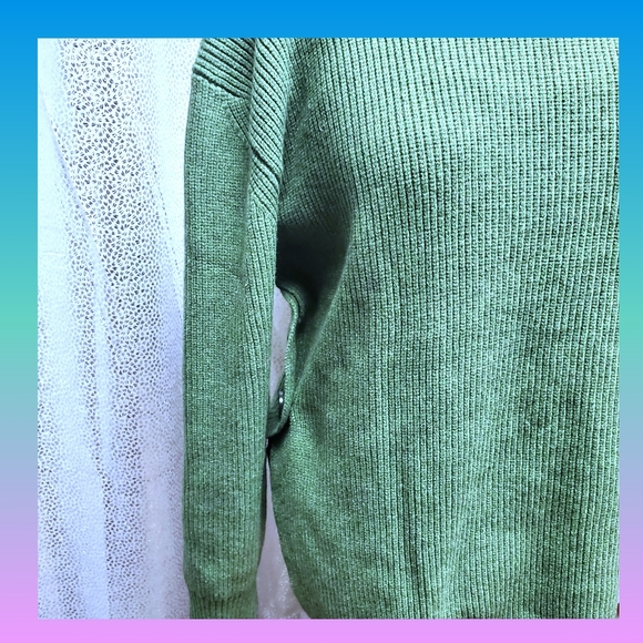 Plus Size Avacado Turtleneck with Split Sides  Plus Size - Picture 4 of 13